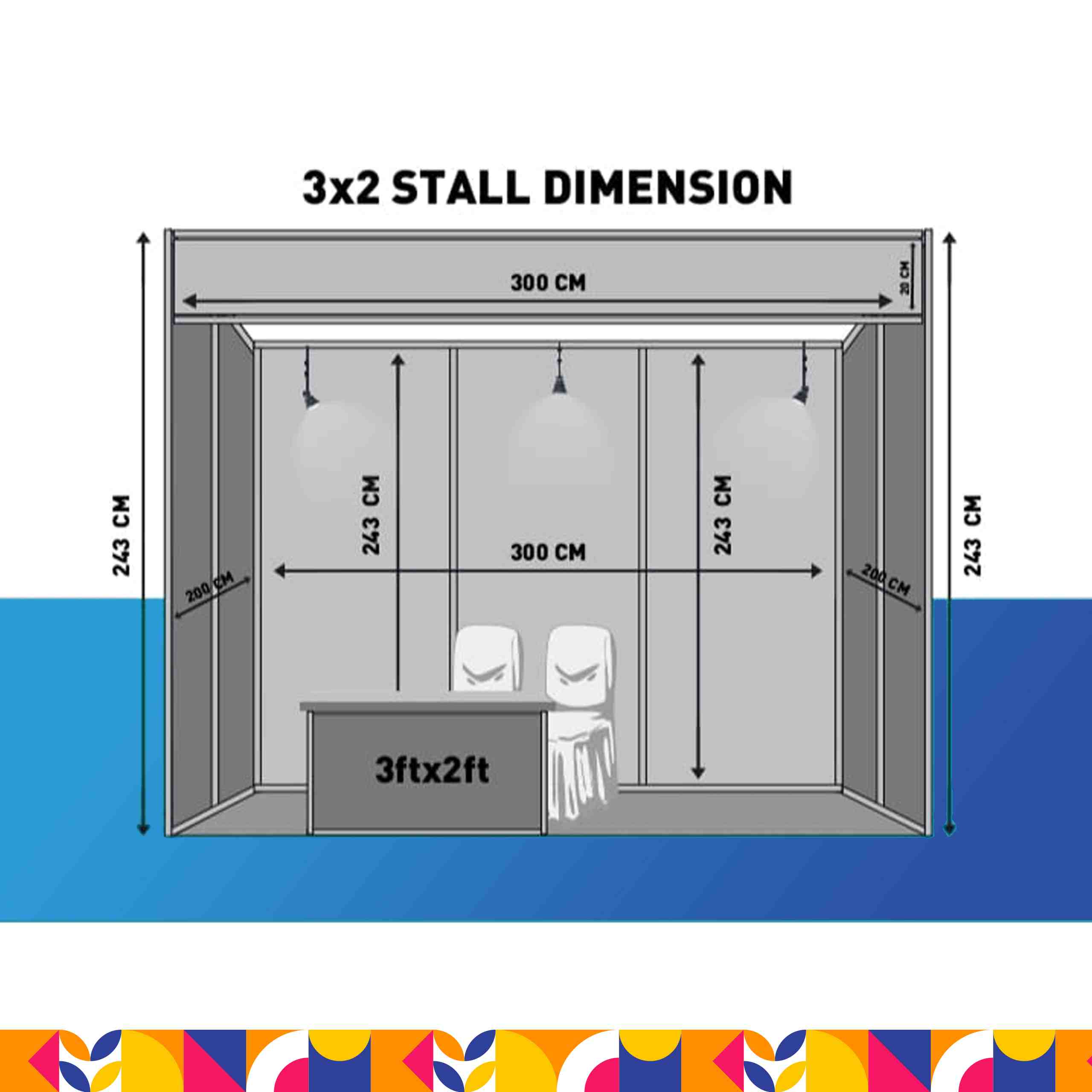 3x2 Stall Booking