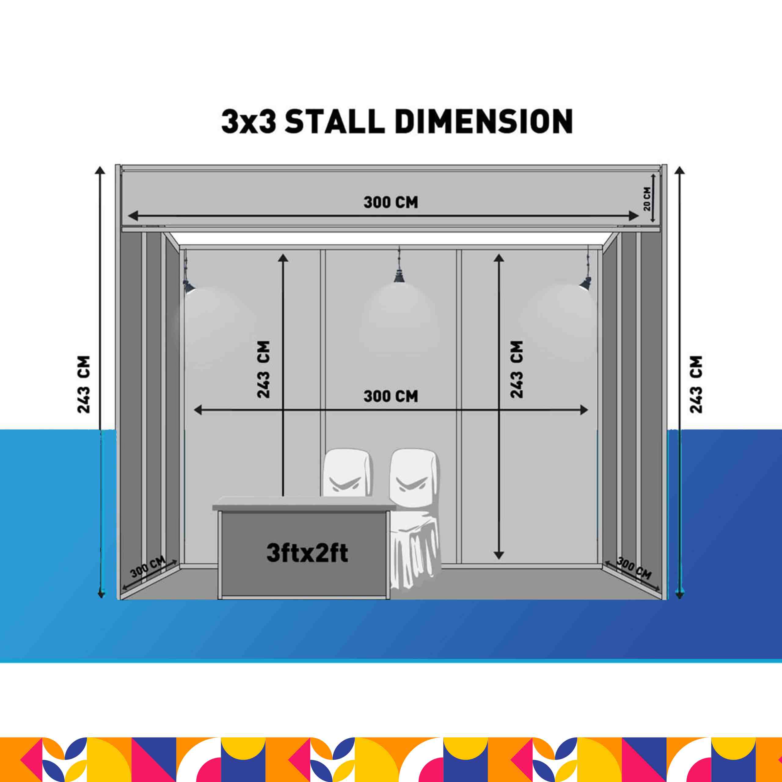 3x3 Stall Booking